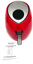 Fritadeira a ar elétrica 5 quartos Brylanehome KDF-550D-2 controle digital cor vermelha testada comprar usado  Enviando para Brazil
