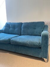 Teal green sofa for sale  PURLEY