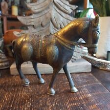 Skulptur pferd messing gebraucht kaufen  Hamburg