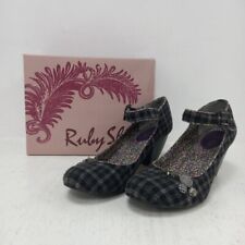tartan court shoes for sale  ROMFORD