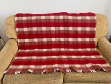 Welsh blanket red for sale  BRISTOL
