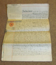 1882 vellum indenture for sale  NORTHWICH