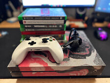 Microsoft Xbox One S 1TB Console - White, Custom Cosmetic Hydrodip + Game Lot for sale  Shipping to South Africa