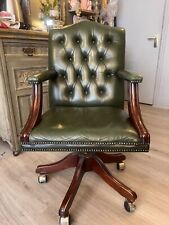 leather directors chair for sale  LONDON