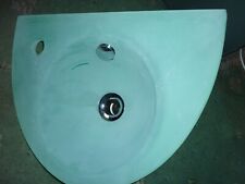 Regia 7640 Small Glass Basin Sink In Verde Vetro Freddo / Light Green, used for sale  Shipping to South Africa