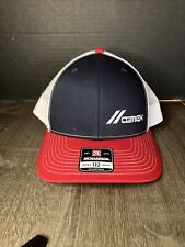 Used, Richardson 112 Trucker Hat   CEMEX - SnapBack Red/Blue Front White Back for sale  Shipping to South Africa