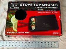 Zenurban 870001 Stove Top Gourmet Antiaderente Comida fumante E Vaporizador Cor Preta comprar usado  Enviando para Brazil