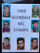 Estampillas de Glendale 1969 - $1,99 cada una - muchos jugadores y equipos de fútbol americano de la NFL segunda mano  Embacar hacia Argentina