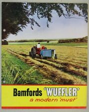 prospectus brochure Bamfords WUFFLER paille tracteur tractor traktor prospekt for sale  Shipping to Ireland