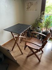 Table chaise bois d'occasion  Verny