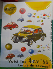 Renault 4cv affiche d'occasion  Saint-Georges-de-Didonne