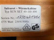 Infrarotkabine wärmekabine typ gebraucht kaufen  Bad Neustadt a.d.Saale