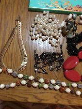 Ladies costume necklaces for sale  DINGWALL