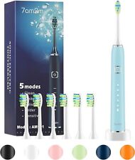 Cepillo de dientes eléctrico Sonic 7AM2M con 6 cabezales de cepillo para adultos y niños, NUEVO segunda mano  Embacar hacia Argentina