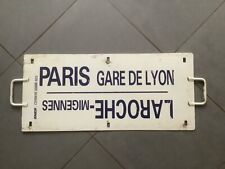 Ancienne plaque itineraire d'occasion  Véron