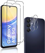 2X Cristal protector (pantalla + Cámara) para Samsung Galaxy A15 5G / 4G Lámina blindada 9H segunda mano  Embacar hacia Mexico