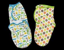Baby 0-3 Months Cotton Wearable Blanket Sleep Sack Swaddle Wrap 2pc Lot for sale  Shipping to South Africa