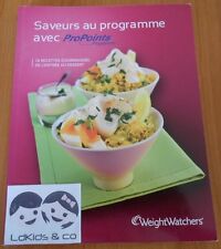 Livre weightwatchers saveurs d'occasion  Saint-Gilles-Croix-de-Vie