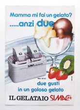 Pubblicita gelataio simac usato  Ferrara