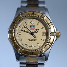 Usado, Relógio masculino TAG HEUER Professional 2000 964.013-2 quartzo dourado comprar usado  Enviando para Brazil
