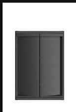 Hyper Tough Plastic Garage Cabinet 2 Shelf 18.5Dx25.47Wx35.43"H, Model HT-2SHLF- for sale  Shipping to South Africa