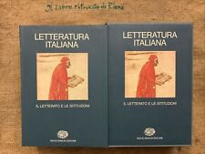 Letteratura italiana letterato usato  Prato