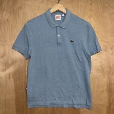 Usado, CAMISA POLO MASCULINA DESIGNER LOGOTIPO SLIM FIT LIVE LACOSTE AZUL CLARO TAMANHO GRANDE comprar usado  Enviando para Brazil