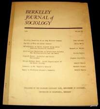BERKELEY JOURNAL OF SOCIOLOGY 1964 FIDEL CASTRO * EXISTENTIALISTS & THE BEATS, used for sale  Shipping to South Africa