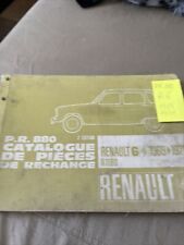 Renault catalogue pieces d'occasion  Avignon