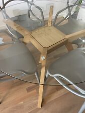 Round glass table for sale  LONDON