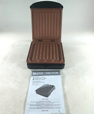 Parrilla eléctrica para interiores George Foreman y prensa Panini placas de cobre negro manual segunda mano  Embacar hacia Argentina