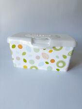 Huggies Baby Wipes EMPTY Container Pop Up Refillable Leaves Leaf Neutral Colors for sale  Shipping to South Africa