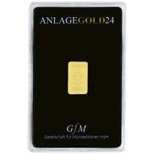 Goldbarren anlagegold24 999 gebraucht kaufen  Gifhorn