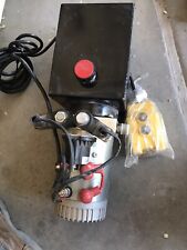 4 Quart Double Acting Hydraulic Pump 12V DC Dump Trailer Control Kit Power Unit for sale  Riverton