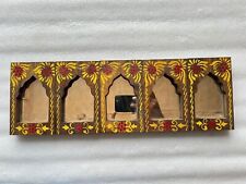 Espejo de madera tallado a mano fina pintura a mano espejo colgante de pared decoración de pared 5 piezas segunda mano  Embacar hacia Argentina