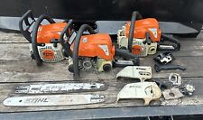 Lot(3) Stihl MS170 Chainsaw (SOLD AS-IS) Parts Or Repair READ Ms180 16” Bars for sale  Shipping to South Africa