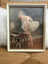 Vintage framed ballerina for sale  Cypress