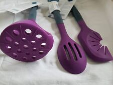 Purple utensils silicone for sale  CARMARTHEN