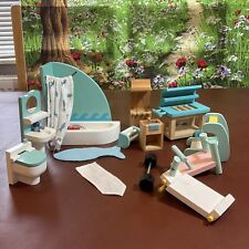 Used, wooden dolls house furniture bundle for sale  YORK