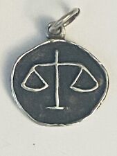 James Avery Retired Silver Libra Scales of Justice Charm for sale  Shipping to South Africa