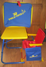 Usado, Mesa plegable portátil para 4 niños escritorio y silla con bolsa de almacenamiento excelente segunda mano  Embacar hacia Argentina