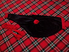 TC SCOTTISH GREAT HIGHLAND BAGPIPES CAPA DE BOLSA VELUDO PRETO E CORDÃO VERMELHO/GAITA comprar usado  Enviando para Brazil