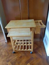 Wooden wheeled kitchen for sale  DOLGELLAU