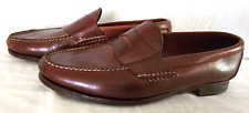 Allen Edmonds Auburn (Trenton?) Brown Penny Loafers Size 11.5 D for sale  Shipping to South Africa