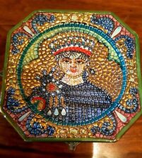 Stupendo Quadro Deruta Numerato Italy Mosaico Oro Zecchino Stile Bizantino segunda mano  Embacar hacia Argentina