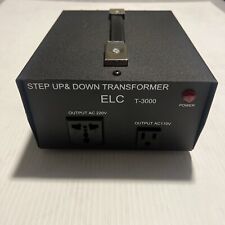 Transformador conversor de tensão ELC 3000+ Watt Step Up/Down 110v a 220v, usado comprar usado  Enviando para Brazil