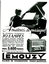 Publicité ancienne musique d'occasion  France