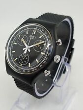Reloj Swatch Chrono SCB100 1989 ""Black Friday"" 37 mm hecho en Suiza nuevo de lote antiguo segunda mano  Embacar hacia Argentina