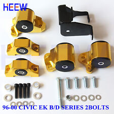 KIT DE TORQUE DE MOTOR DE MONTAGEM SUPORTE PARA HONDA CIVIC 96-00 2 PARAFUSOS D16 B16 B18 EK comprar usado  Enviando para Brazil