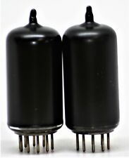 G73R TUBE TELEFUNKEN GERMANY PREAMP TUBES MATCHED PAIR BLACK COATED G73-R G 73 R for sale  Shipping to South Africa